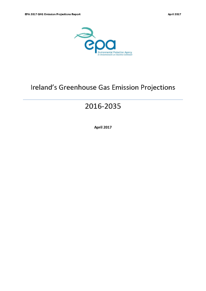 Ireland’s Greenhouse Gas Emission Projections 2016-2035